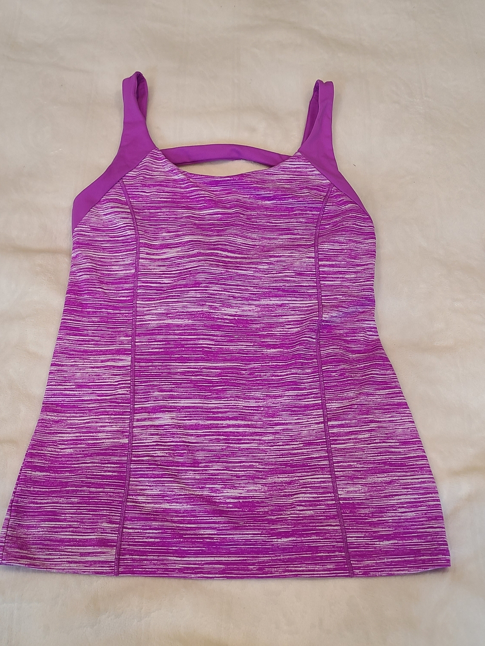 Victoria's Secret Purple Space-Dye Athletic Tank